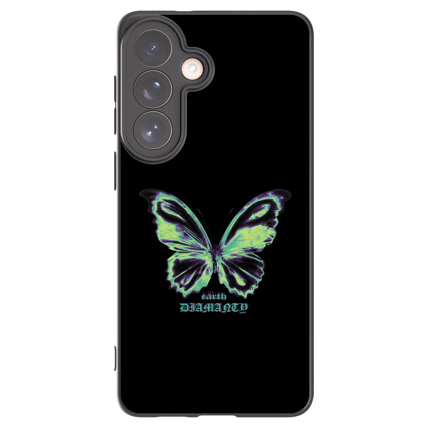 Picasee silikonový černý obal pro Samsung Galaxy S26+ - Diamanty Blue