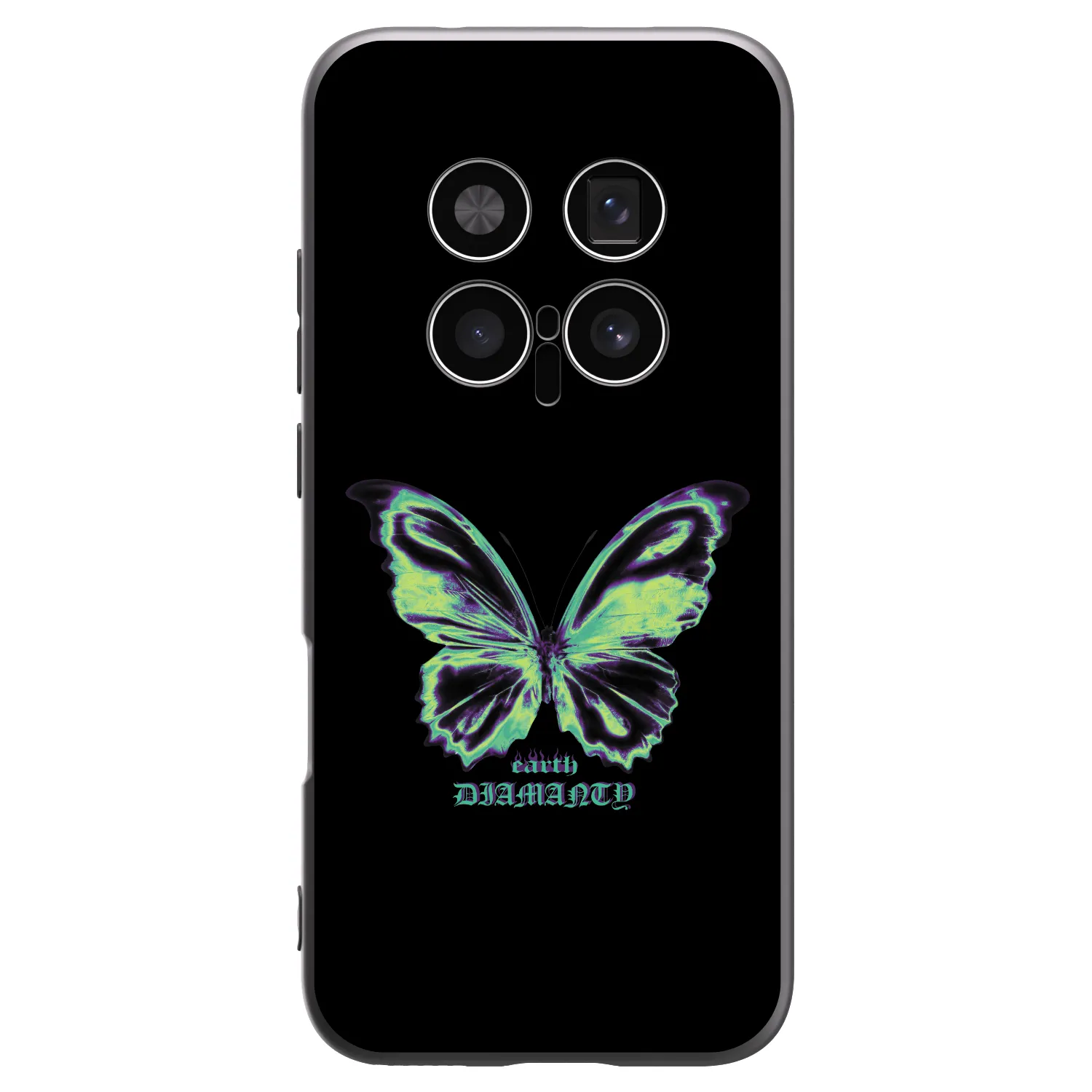 Picasee silikonový černý obal pro Honor Magic8 Pro 5G - Diamanty Blue