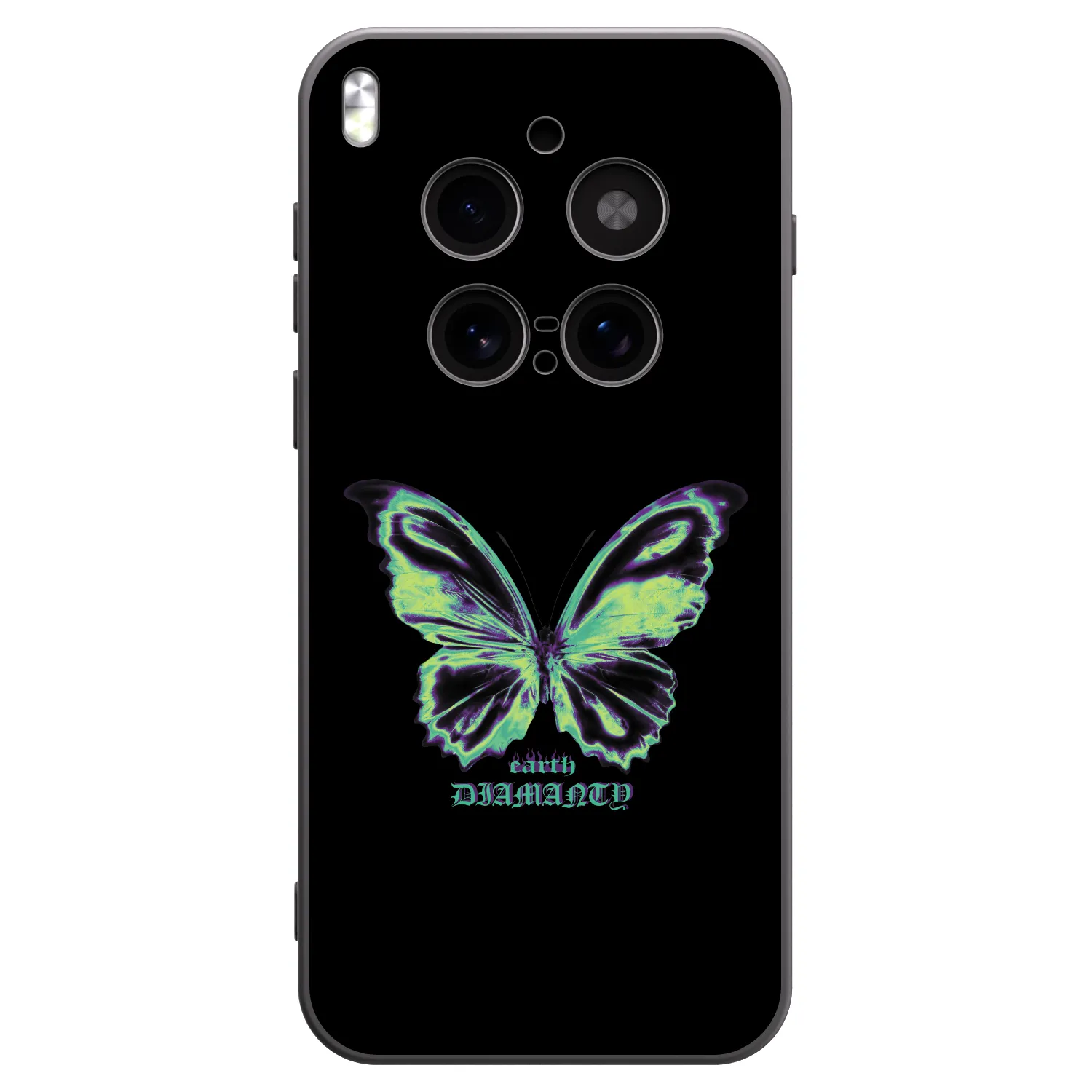 Picasee silikonový černý obal pro Vivo X300 Pro - Diamanty Blue