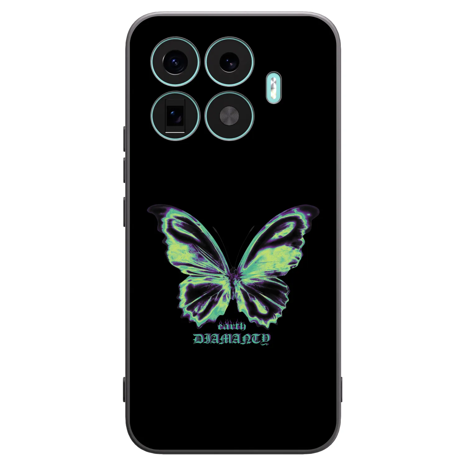 Picasee silikonový černý obal pro Xiaomi 17T Pro - Diamanty Blue