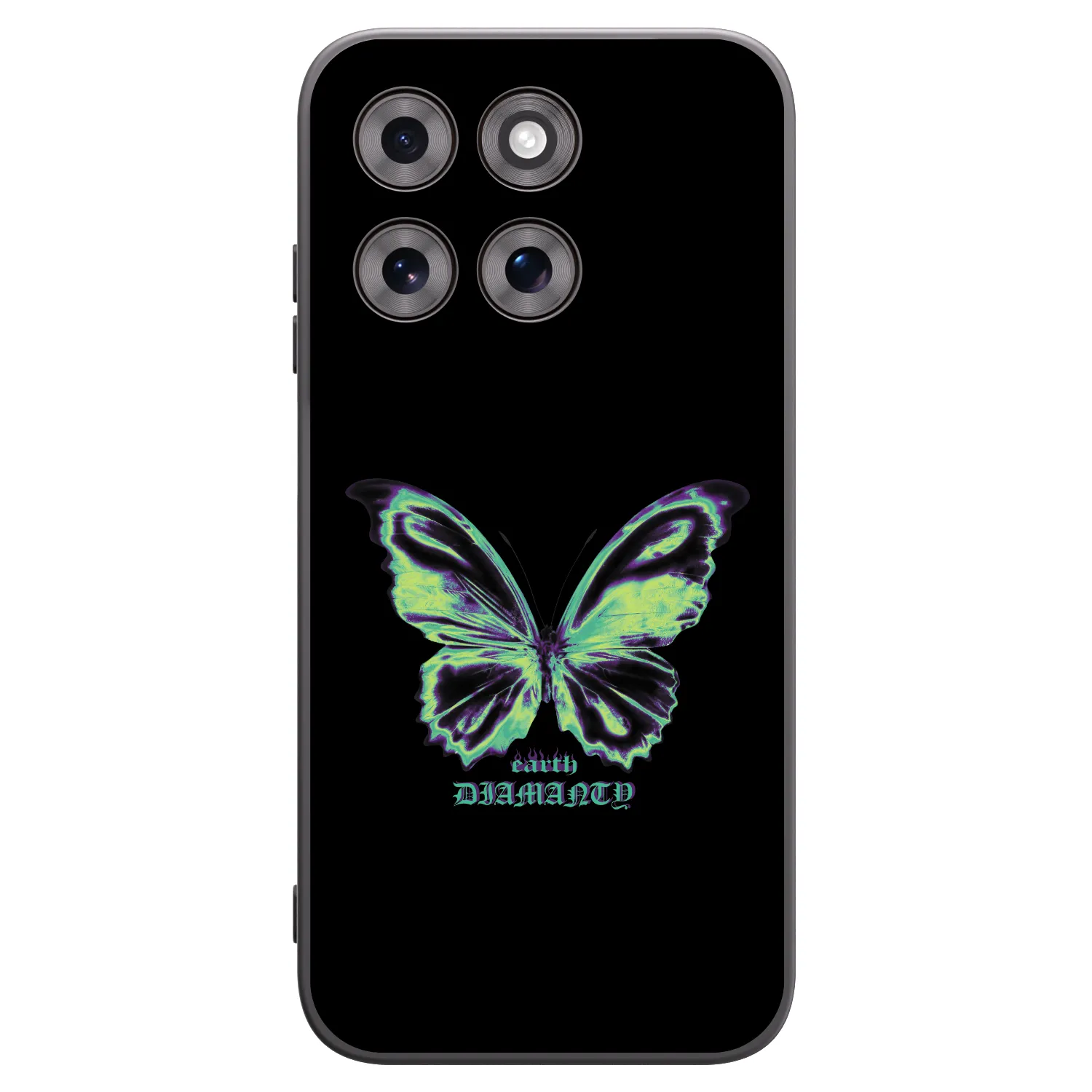 Picasee silikonový černý obal pro Motorola Moto G77 - Diamanty Blue