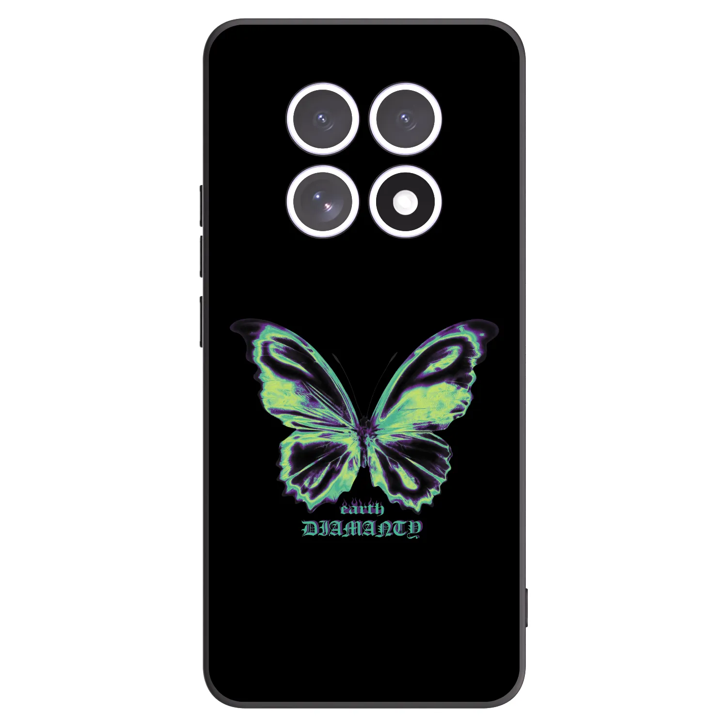 Picasee silikonový černý obal pro Xiaomi Redmi Note 15 5G - Diamanty Blue