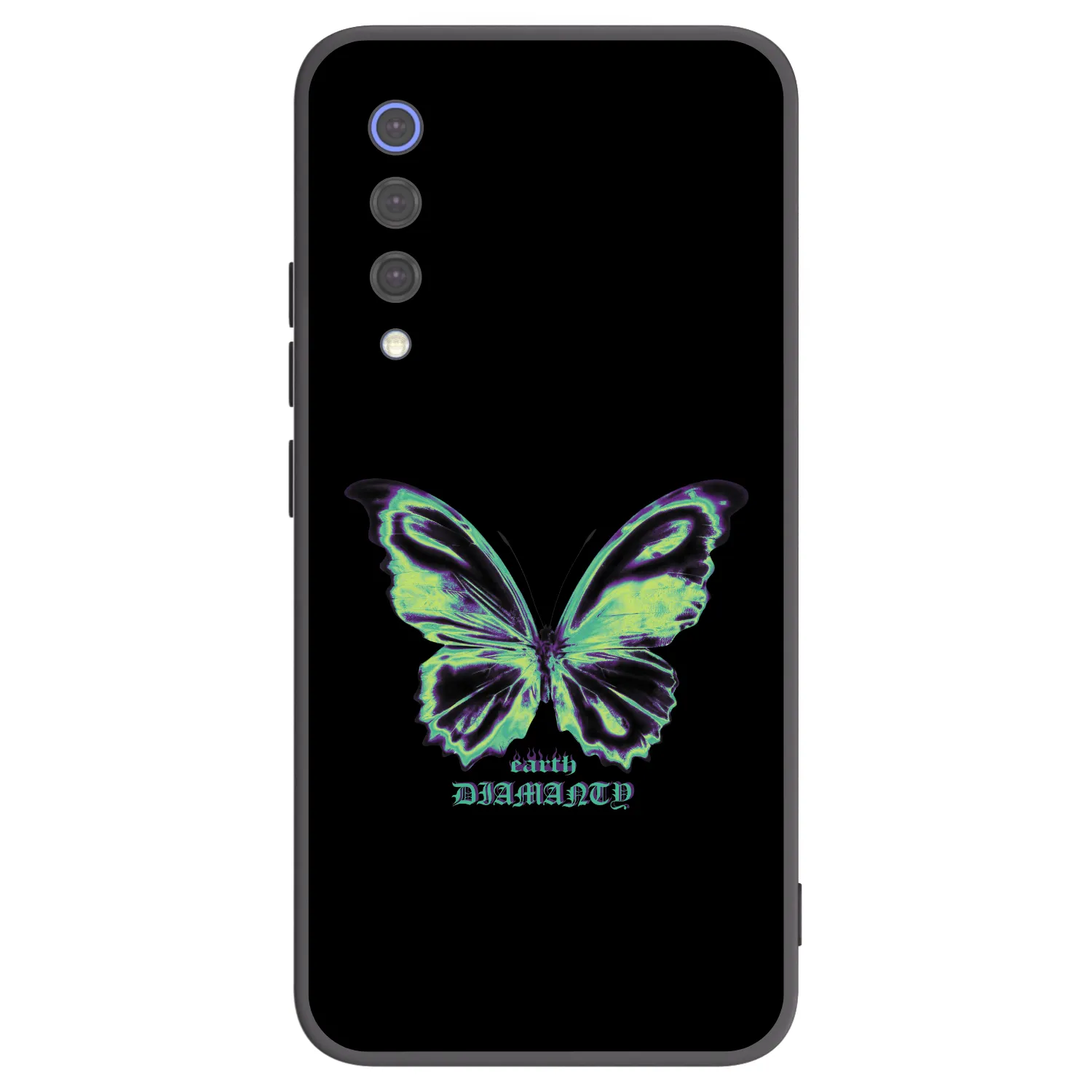 Picasee silikonový černý obal pro Xiaomi Mi 9 SE - Diamanty Blue