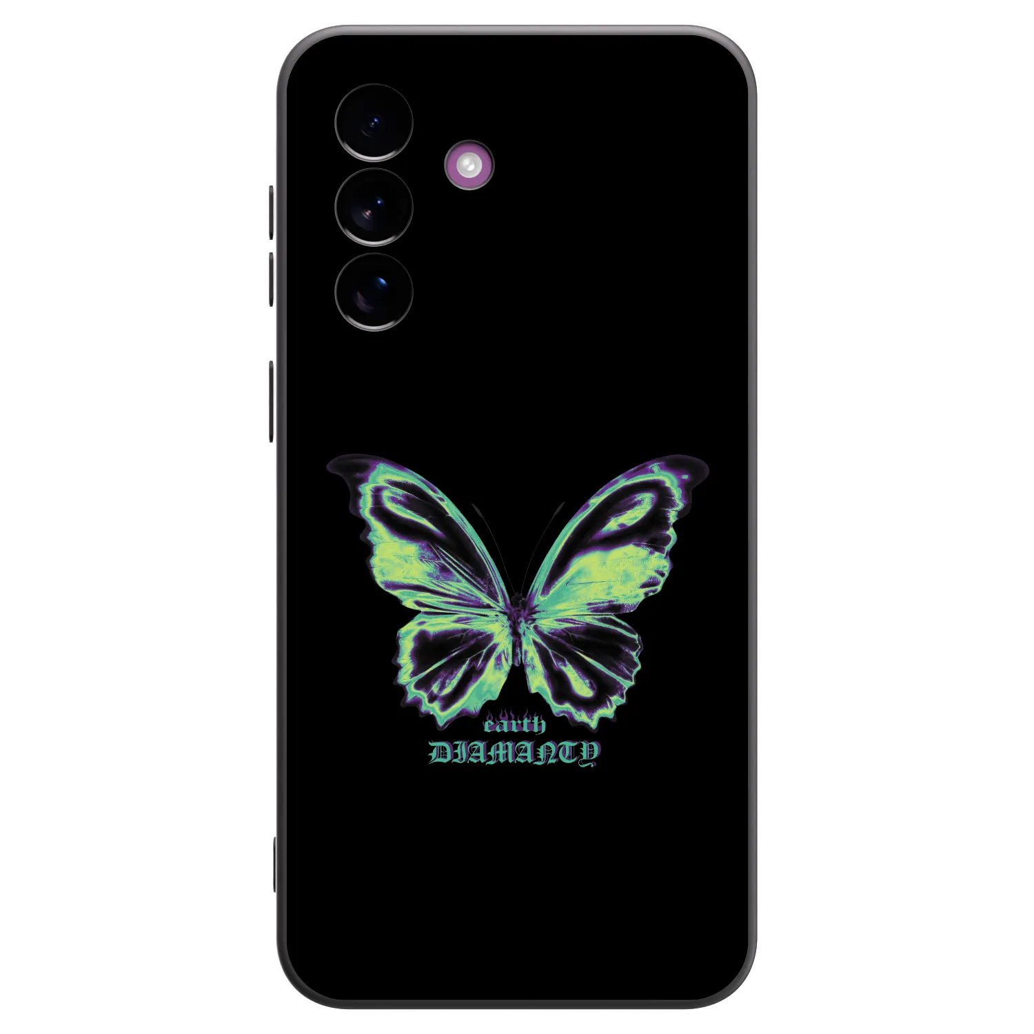 Picasee silikonový černý obal pro Samsung Galaxy A37 - Diamanty Blue