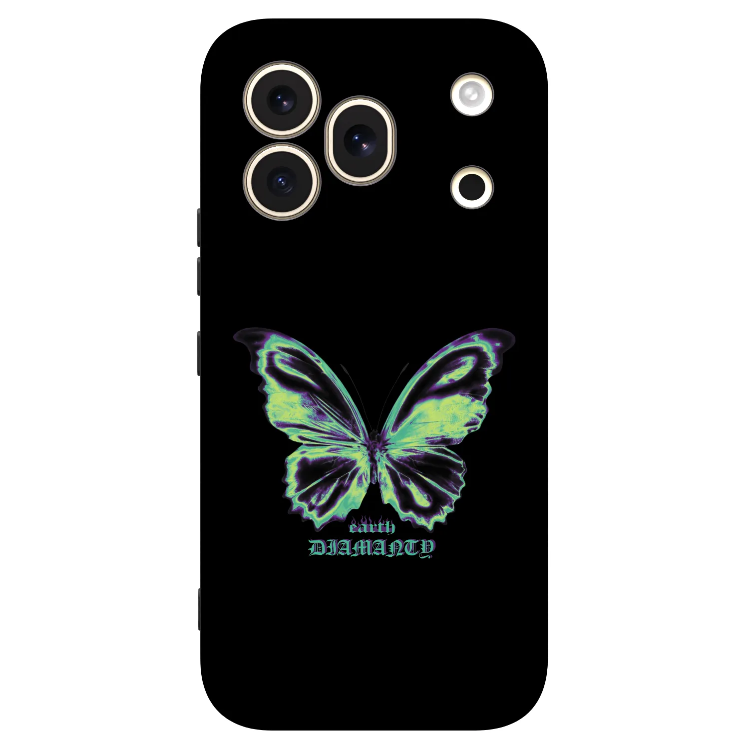 Picasee silikonový černý obal pro Honor 600 Pro - Diamanty Blue