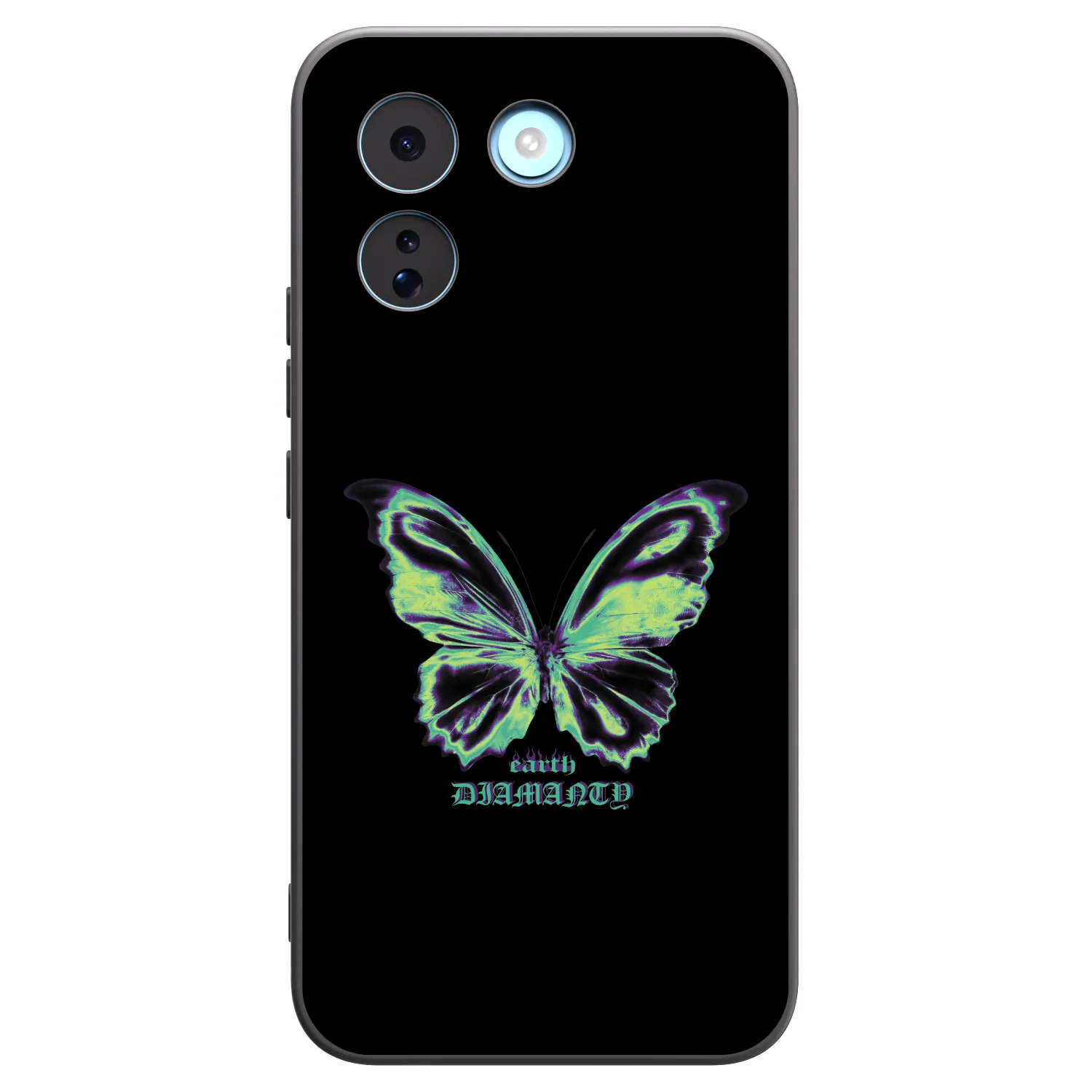 Picasee silikonový černý obal pro Xiaomi Redmi Note 17 Pro MAX 5G - Diamanty Blue
