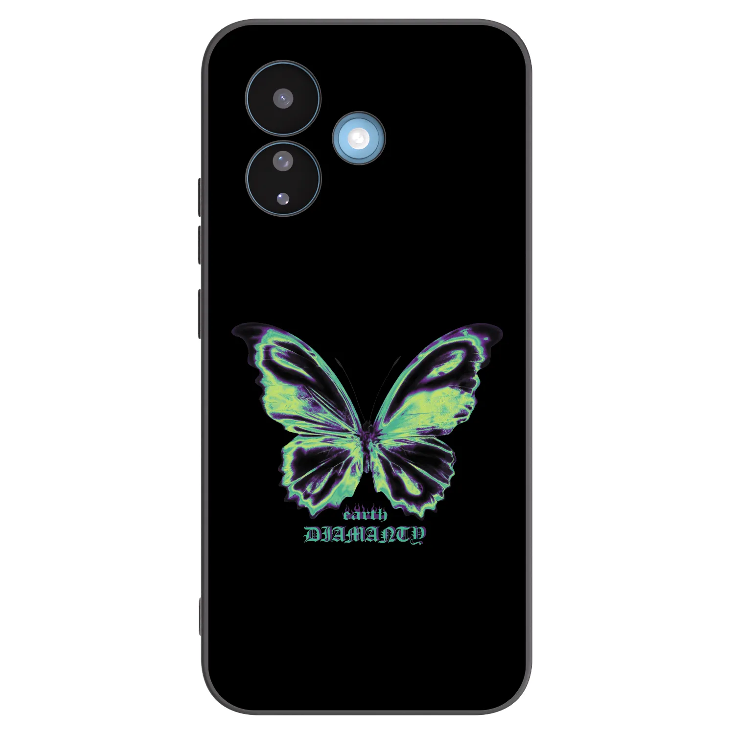 Picasee silikonový černý obal pro Xiaomi Redmi Note 17 Pro 5G - Diamanty Blue