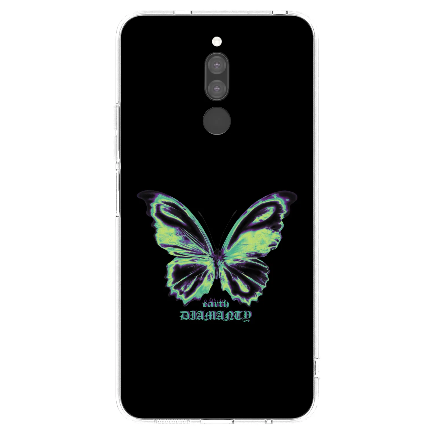 Picasee silikonový průhledný obal pro Xiaomi Redmi 8 - Diamanty Blue