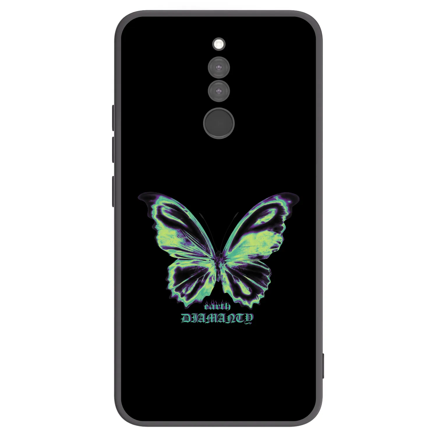 Picasee silikonový černý obal pro Xiaomi Redmi 8 - Diamanty Blue