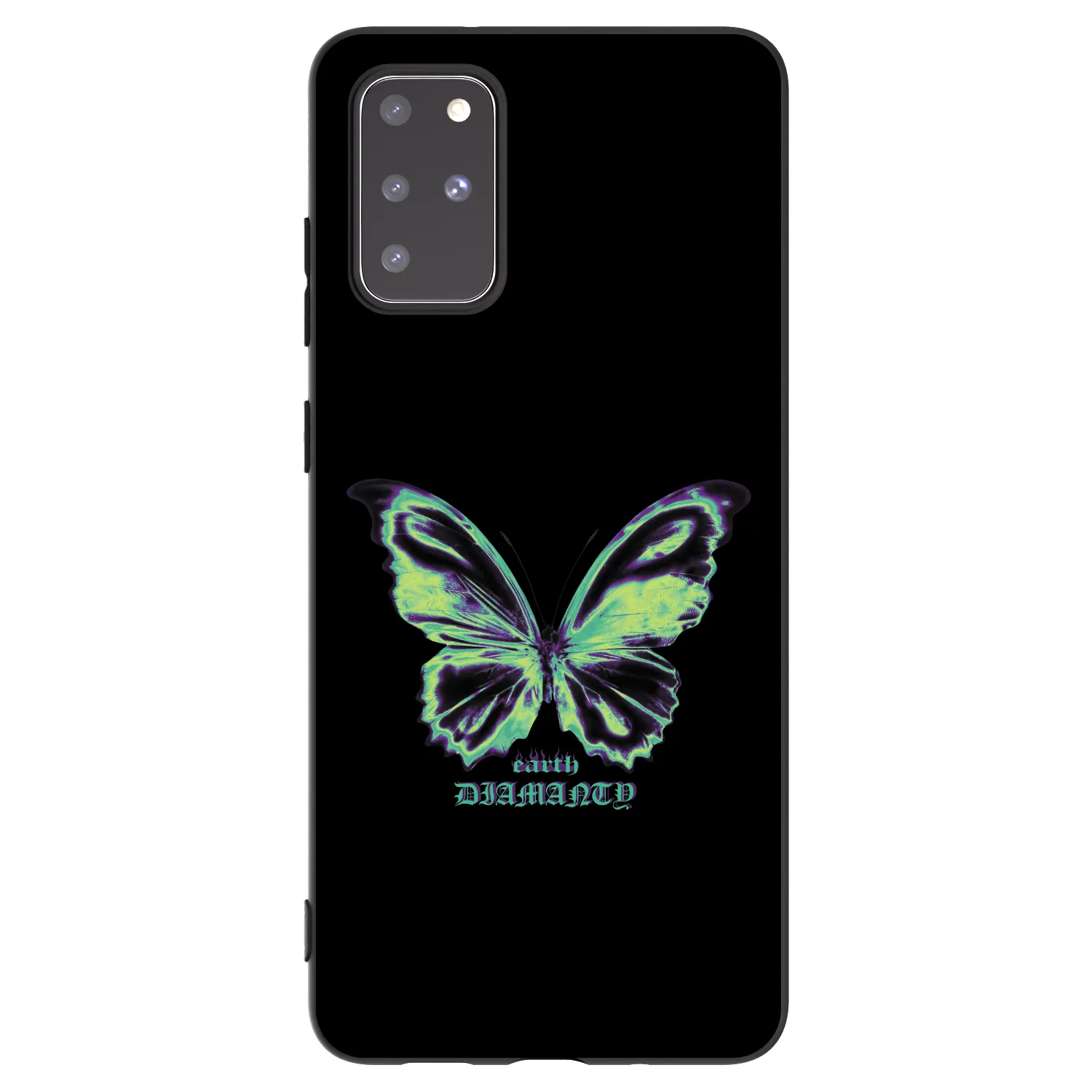 Picasee silikonový černý obal pro Samsung Galaxy S20+ G985F - Diamanty Blue