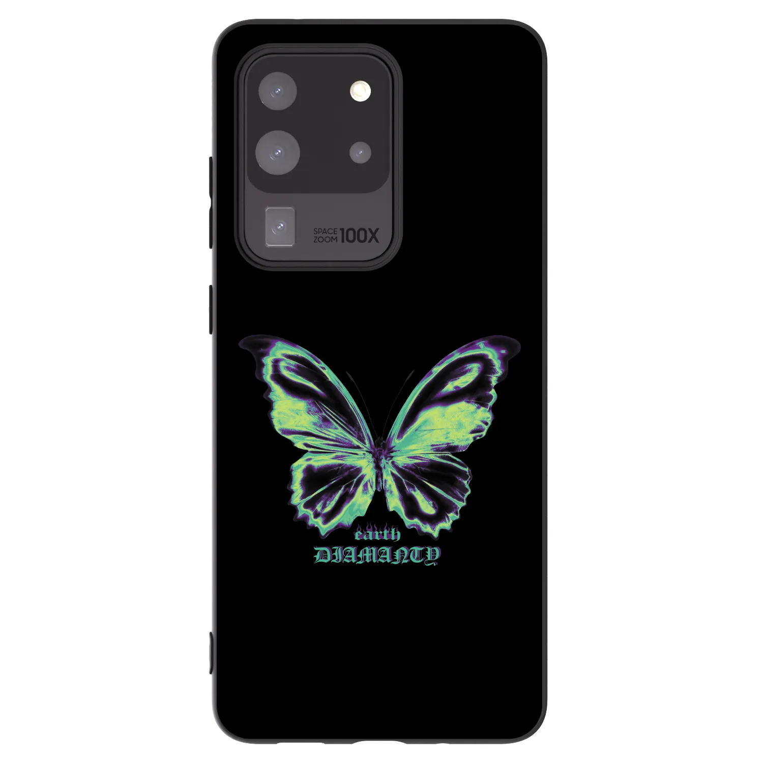Picasee silikonový černý obal pro Samsung Galaxy S20 Ultra 5G G988F - Diamanty Blue
