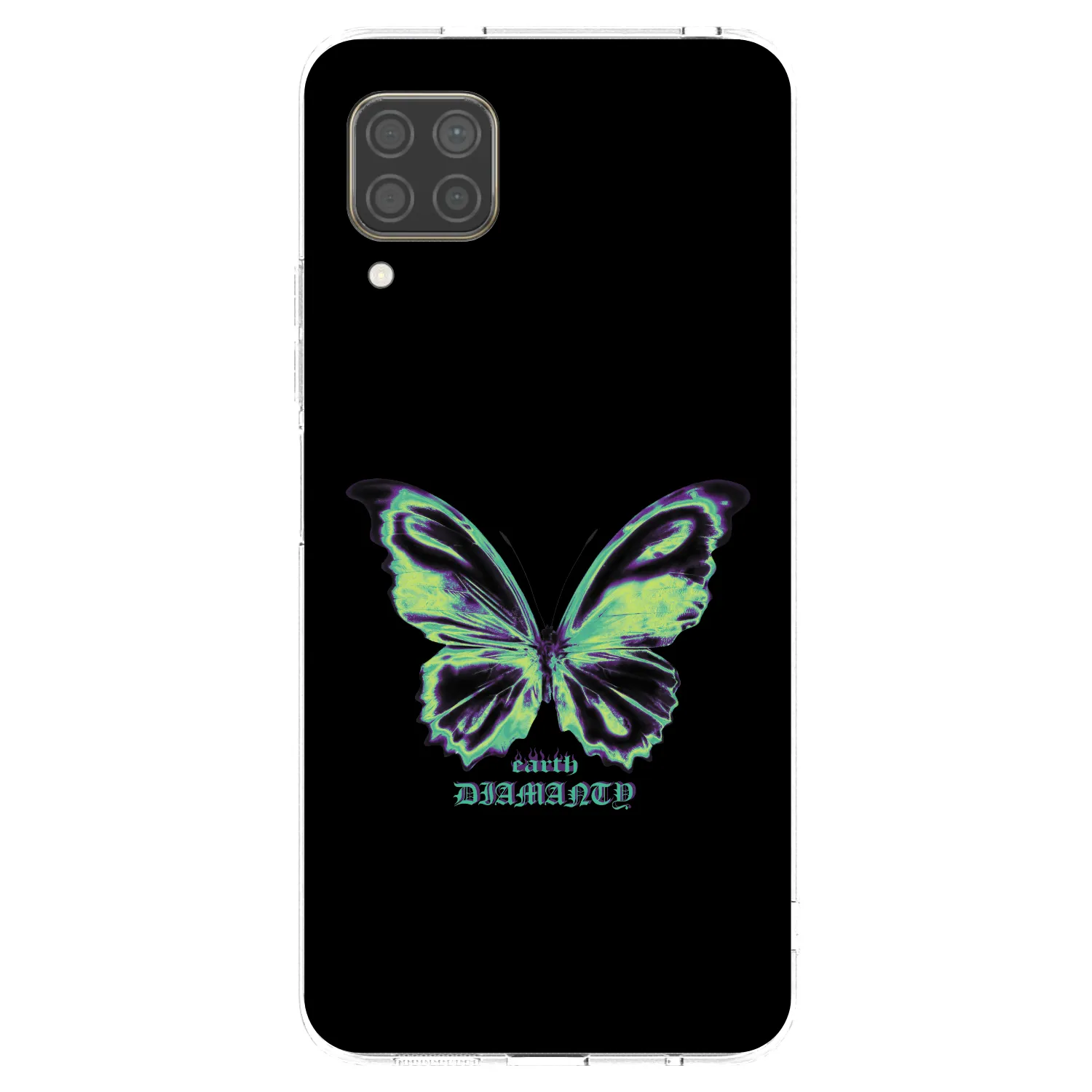 Picasee silikonový průhledný obal pro Huawei P40 Lite - Diamanty Blue