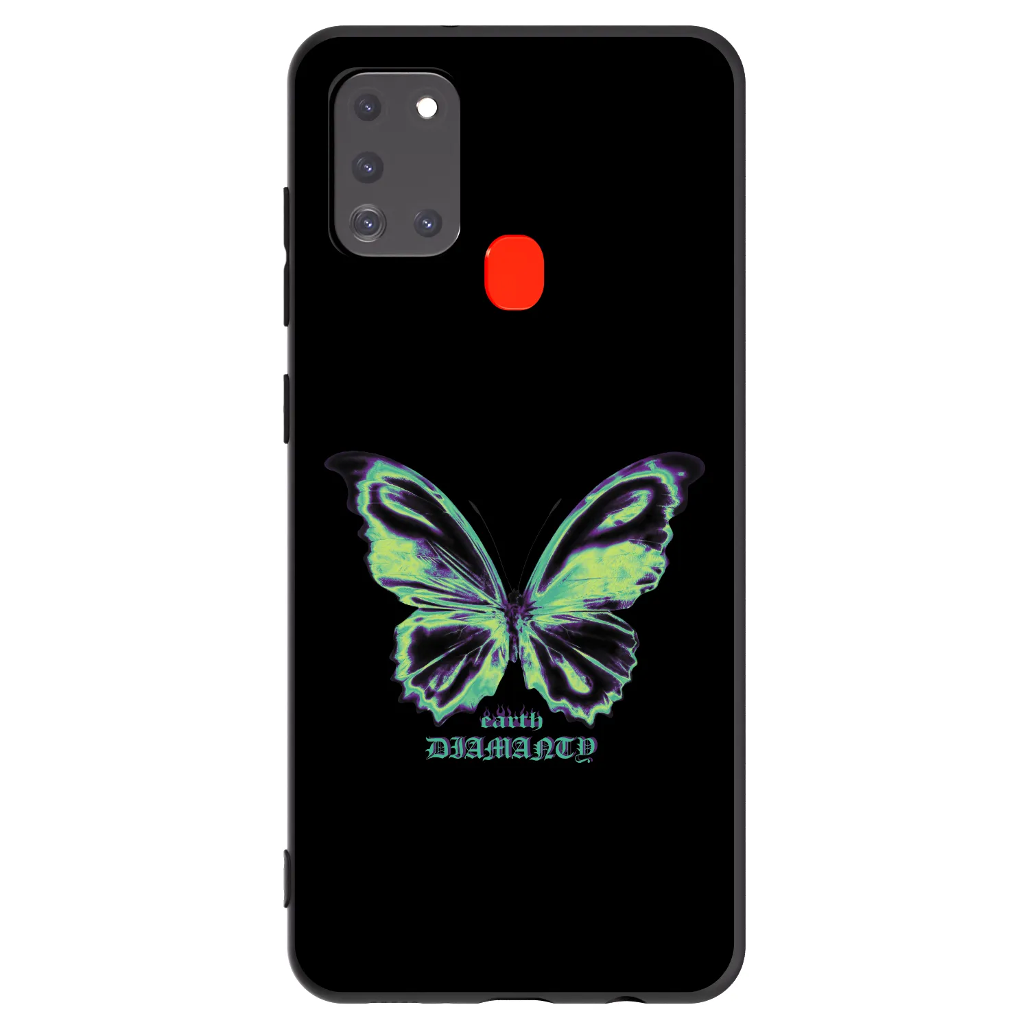 Picasee silikonový černý obal pro Samsung Galaxy A21s - Diamanty Blue