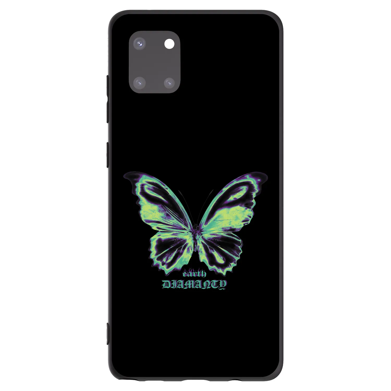 Picasee silikonový černý obal pro Samsung Galaxy Note 10 Lite N770F - Diamanty Blue