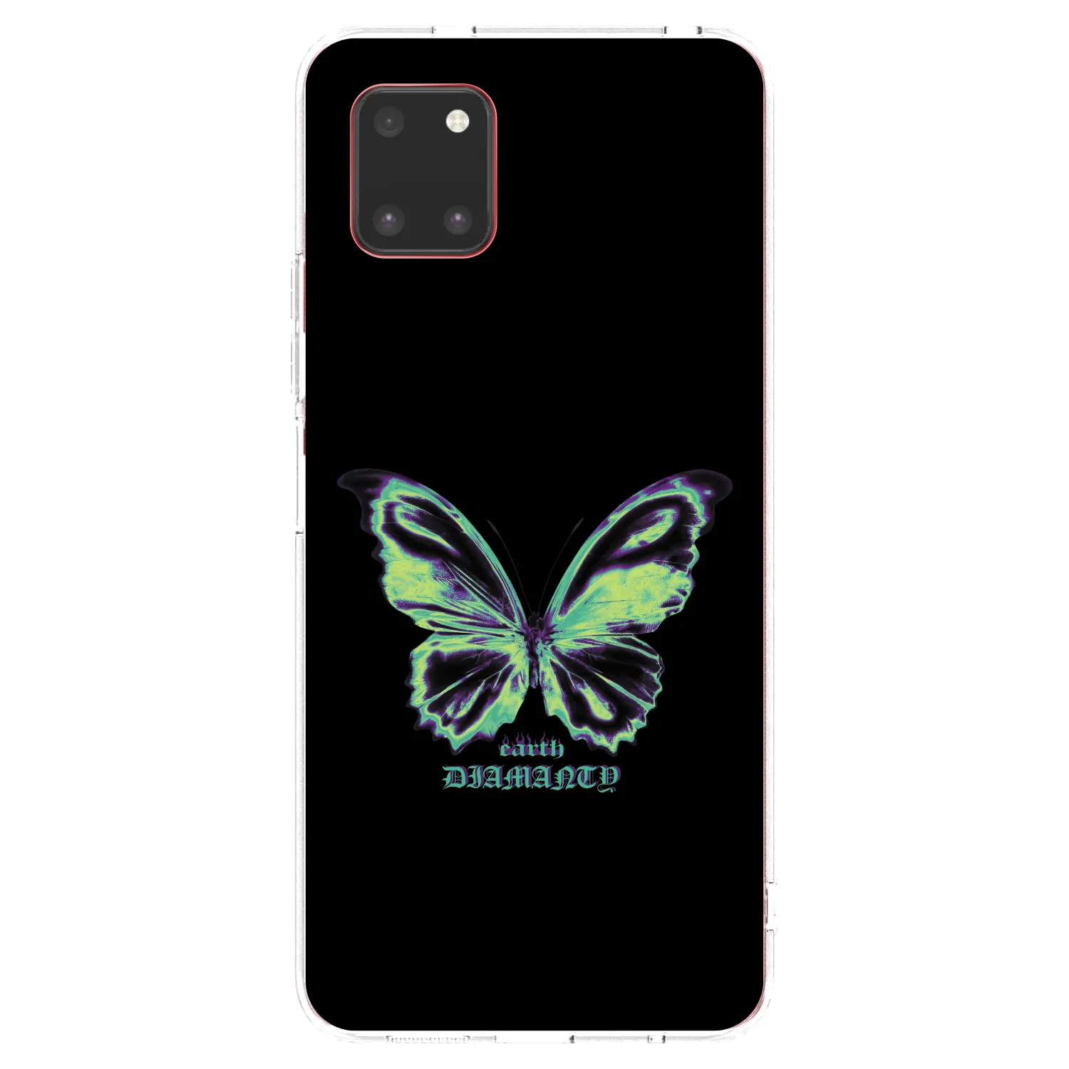 Picasee silikonový průhledný obal pro Samsung Galaxy Note 10 Lite N770F - Diamanty Blue