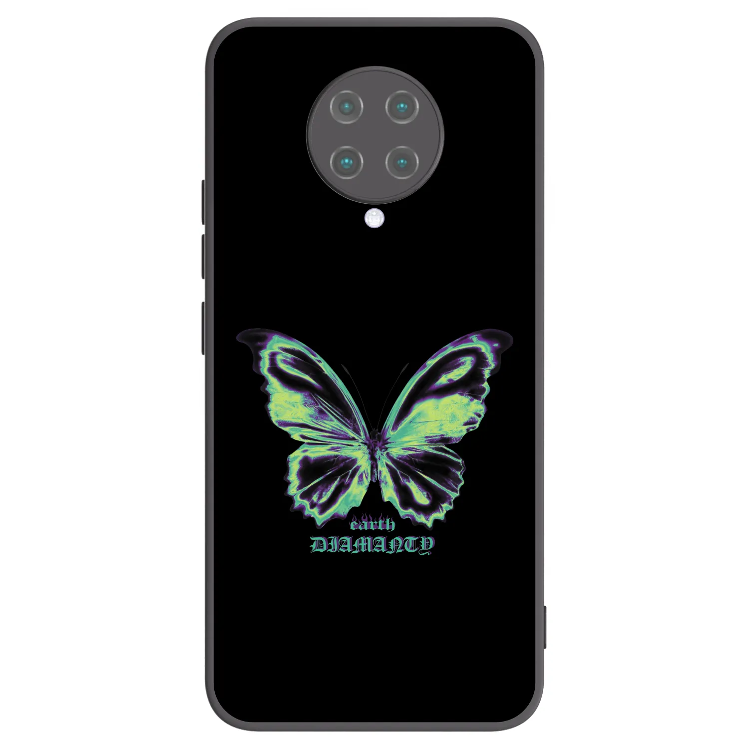 Picasee silikonový černý obal pro Xiaomi Poco F2 Pro - Diamanty Blue