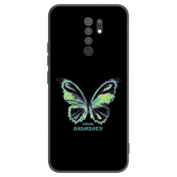 Picasee silikonový černý obal pro Xiaomi Redmi 9 - Diamanty Blue