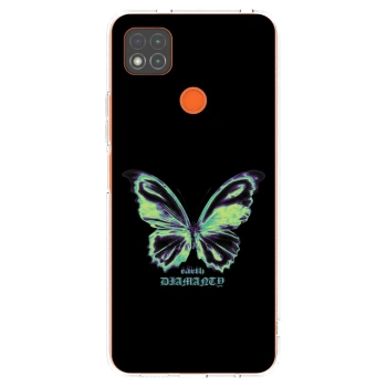 Picasee silikonový průhledný obal pro Xiaomi Redmi 9C - Diamanty Blue