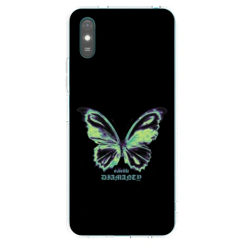 Picasee silikonový průhledný obal pro Xiaomi Redmi 9A - Diamanty Blue