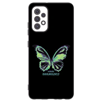 Picasee silikonový černý obal pro Samsung Galaxy A32 5G A326B - Diamanty Blue