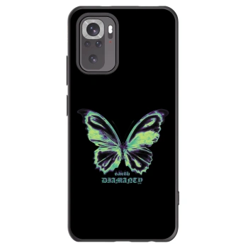 Picasee silikonový černý obal pro Xiaomi Redmi Note 10S - Diamanty Blue