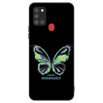 Obal pro Samsung Galaxy A21s - Diamanty Blue