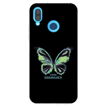 Picasee silikonový průhledný obal pro Huawei P20 Lite - Diamanty Blue