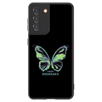 Picasee ULTIMATE CASE pro Samsung Galaxy S21 5G G991B - Diamanty Blue