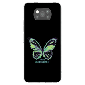 Picasee silikonový černý obal pro Xiaomi Poco X3 Pro - Diamanty Blue