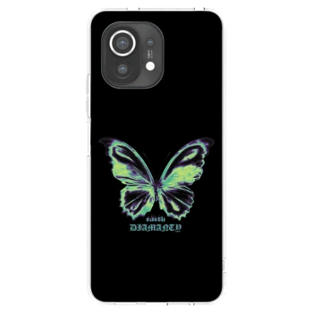 Picasee silikonový průhledný obal pro Xiaomi Mi 11 - Diamanty Blue