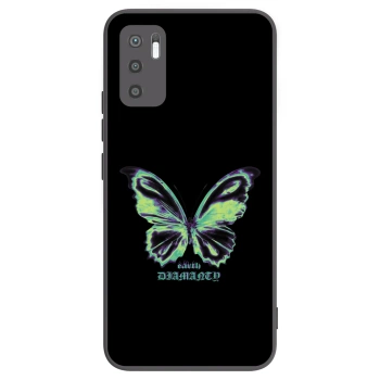 Picasee silikonový černý obal pro Xiaomi Redmi Note 10 5G - Diamanty Blue
