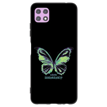 Picasee silikonový černý obal pro Samsung Galaxy A22 A226B 5G - Diamanty Blue