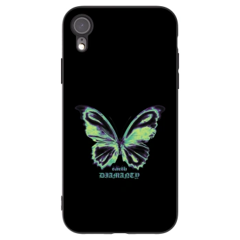 Picasee silikonový černý obal pro Apple iPhone XR - Diamanty Blue