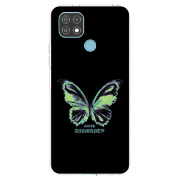 Picasee silikonový průhledný obal pro Realme C21 - Diamanty Blue