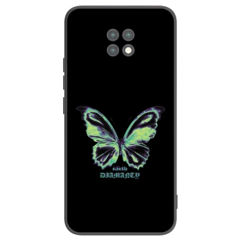 Picasee silikonový černý obal pro Xiaomi Redmi Note 9T - Diamanty Blue