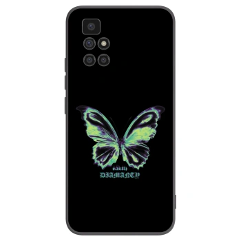 Picasee silikonový černý obal pro Xiaomi Redmi 10 - Diamanty Blue