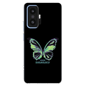 Picasee silikonový průhledný obal pro Xiaomi 11T Pro - Diamanty Blue