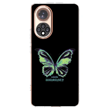 Picasee silikonový průhledný obal pro Honor 50 5G - Diamanty Blue