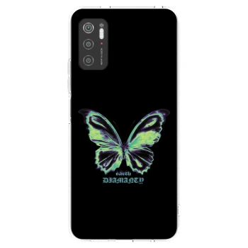 Picasee silikonový průhledný obal pro Xiaomi Poco M3 Pro 5G - Diamanty Blue