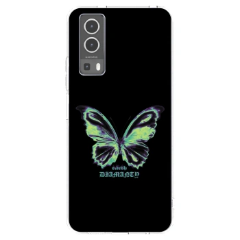 Picasee silikonový průhledný obal pro Vivo Y72 5G - Diamanty Blue
