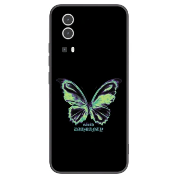 Picasee silikonový černý obal pro Vivo Y72 5G - Diamanty Blue