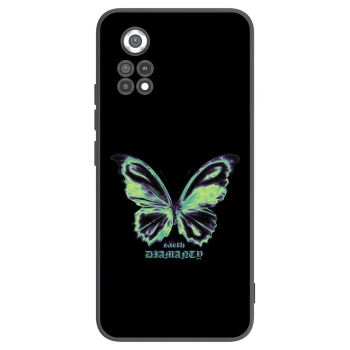 Picasee silikonový černý obal pro Xiaomi Poco X4 Pro 5G - Diamanty Blue
