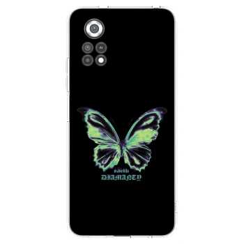 Picasee silikonový průhledný obal pro Xiaomi Poco X4 Pro 5G - Diamanty Blue