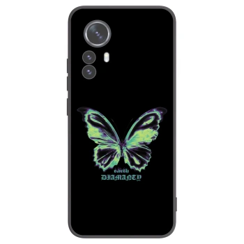 Picasee silikonový černý obal pro Xiaomi 12 Pro - Diamanty Blue
