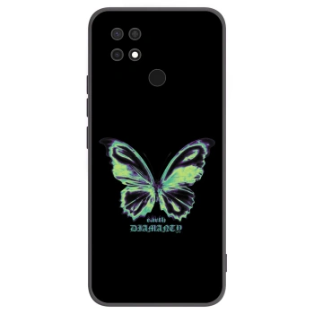 Picasee silikonový černý obal pro Xiaomi Redmi 10C - Diamanty Blue