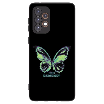 Picasee silikonový černý obal pro Samsung Galaxy A33 5G A336 - Diamanty Blue