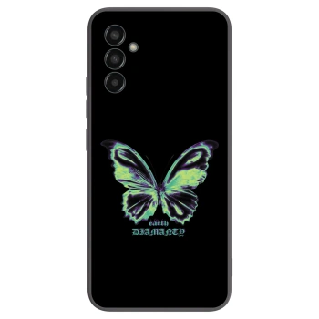 Picasee silikonový černý obal pro Samsung Galaxy M13 M135F - Diamanty Blue