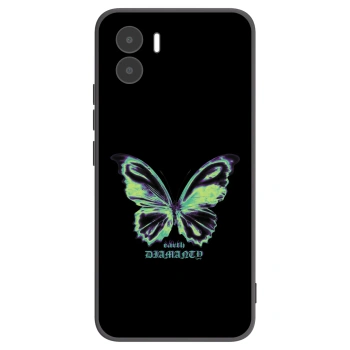 Picasee silikonový černý obal pro Xiaomi Redmi A1 - Diamanty Blue