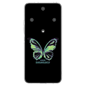 Picasee silikonový průhledný obal pro Honor Magic5 Lite 5G - Diamanty Blue