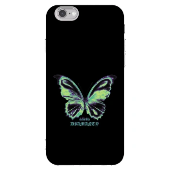 Picasee silikonový průhledný obal pro Apple iPhone 6/6S - Diamanty Blue